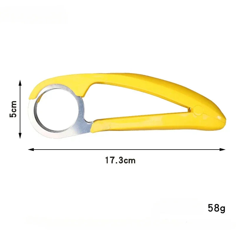 Stainless Steel Banana Slicer Banana Fruit Slicer Ham Sausage Cutting Fruit Knife Banana Cutting Tool