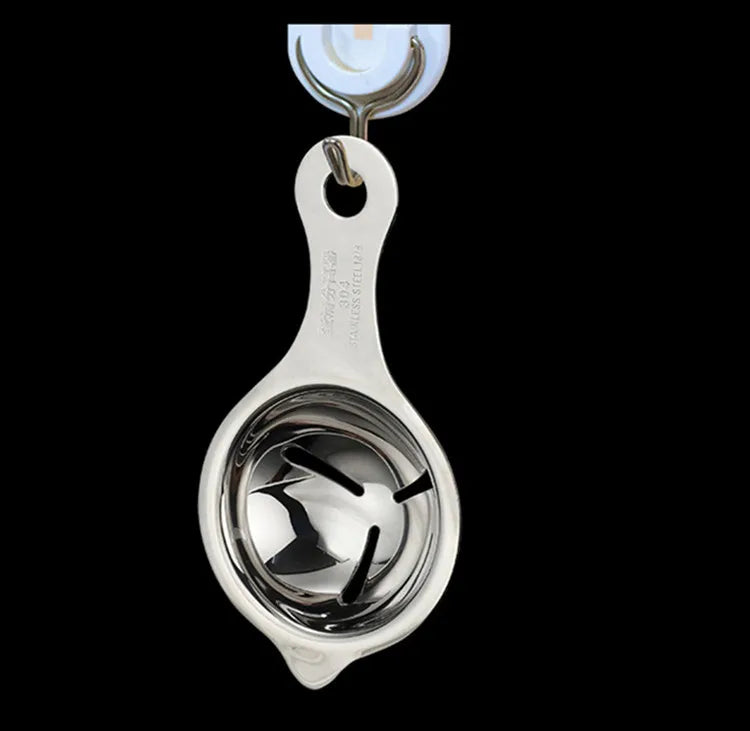 Stainless Steel Egg White Yolk Separator Tool Baking Accessories Kitchen Tool Egg Divider Baking Cooking Hand Egg Gadget