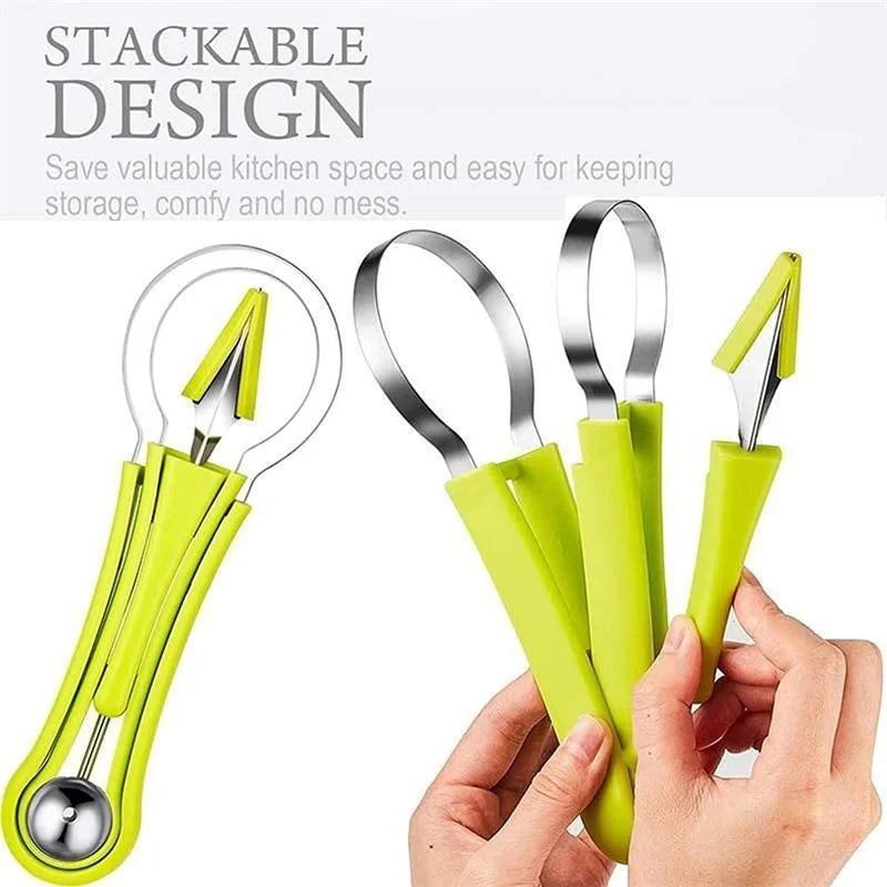 Melon Scoops Fruit Cutting Tool Watermelon Knife Slices Different Innovative Kitchen Utensils Accessorie Useful Things for Home