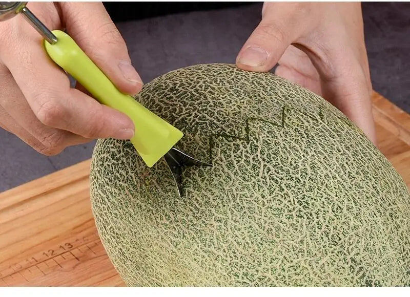 Melon Scoops Fruit Cutting Tool Watermelon Knife Slices Different Innovative Kitchen Utensils Accessorie Useful Things for Home