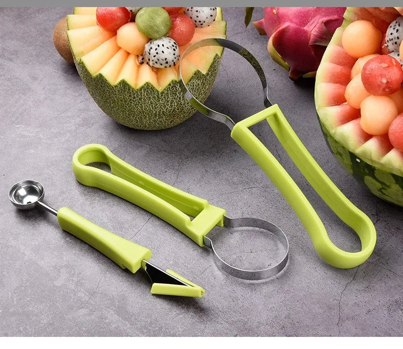 Melon Scoops Fruit Cutting Tool Watermelon Knife Slices Different Innovative Kitchen Utensils Accessorie Useful Things for Home