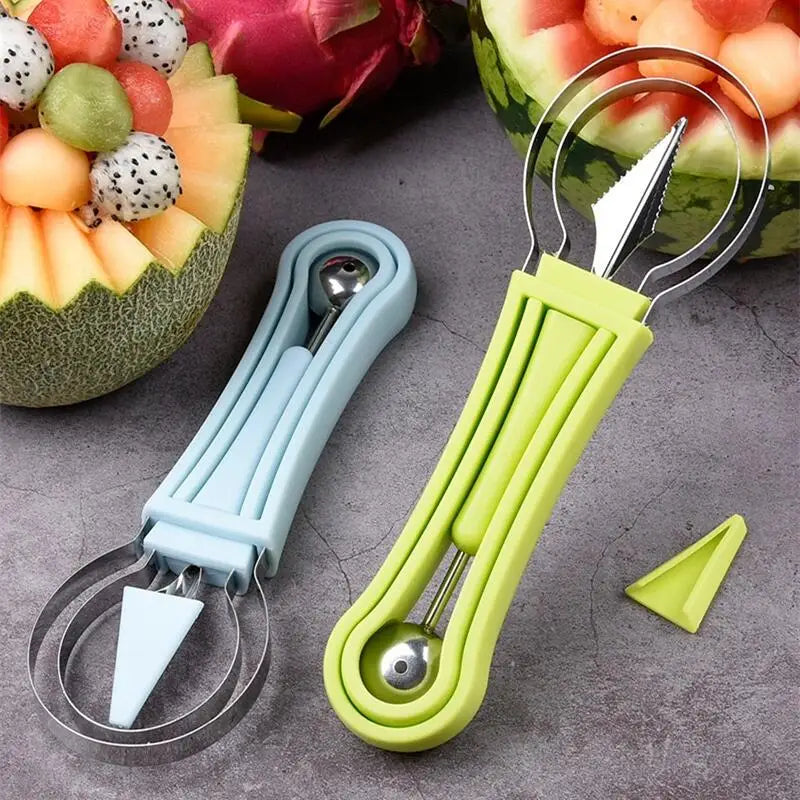 Melon Scoops Fruit Cutting Tool Watermelon Knife Slices Different Innovative Kitchen Utensils Accessorie Useful Things for Home